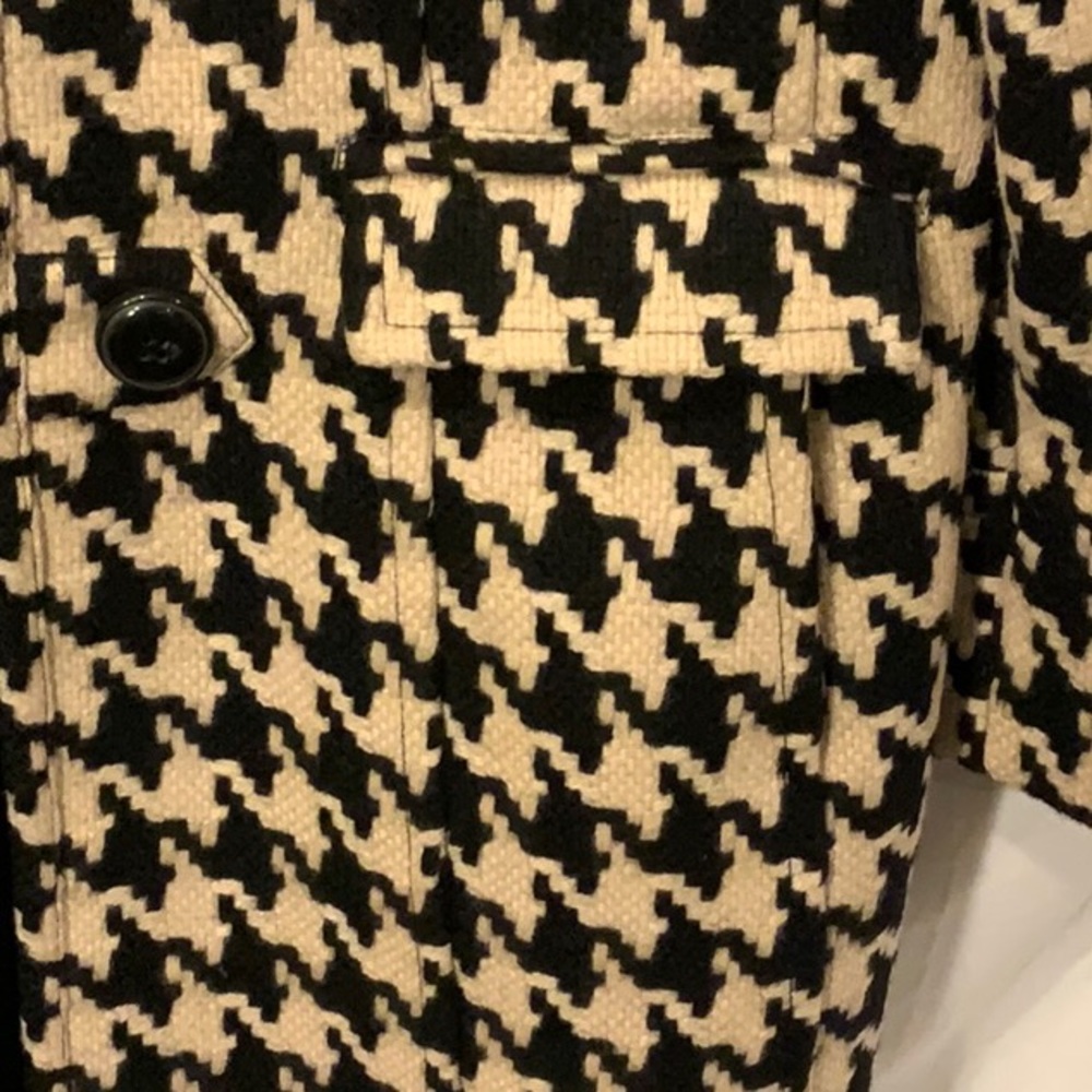 Sigrid Olsen Wool Houndstooth Coat. - image 7